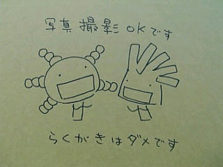 らくがきはダメです