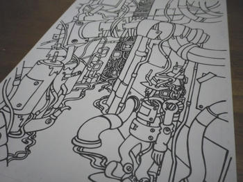 ペン描き