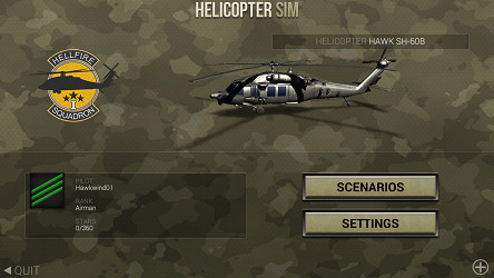 RORTOSのHelicopter Sim