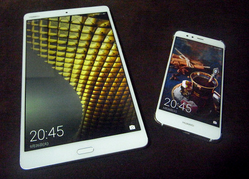 MediaPad M3とP10liteの比較