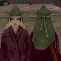 角帽子（緑）