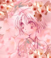 桜と巫女