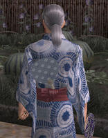 団扇飾り・青（男）