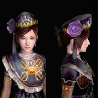 三角木綿帽（女：黒）