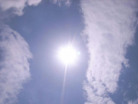 雲と戯れて