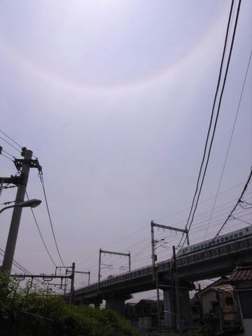 暈の下