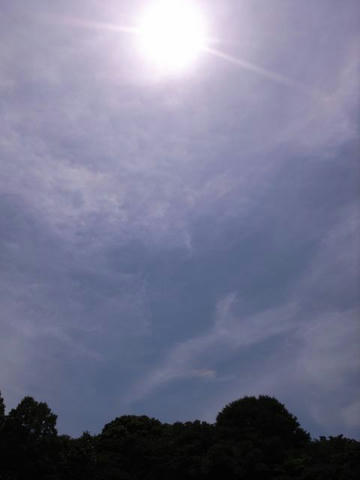 青空を