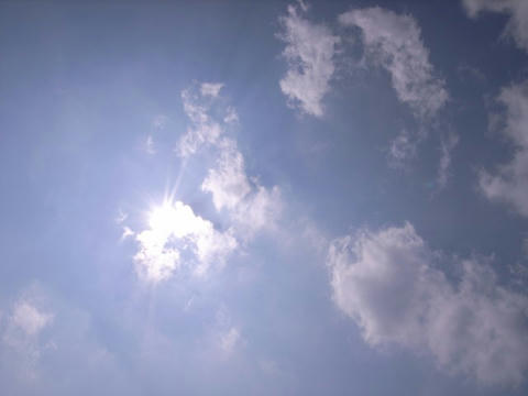 雲に乗って