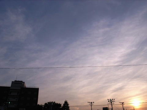 夕日