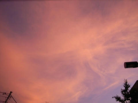 赤い空