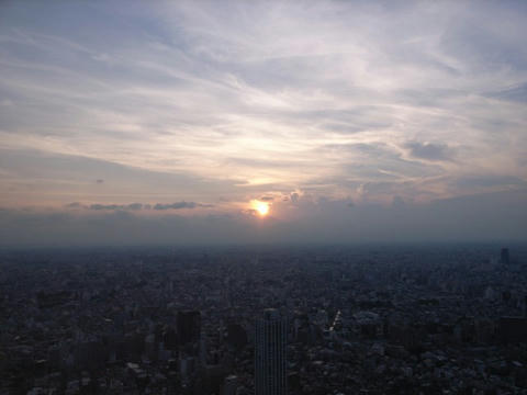 雲の中に