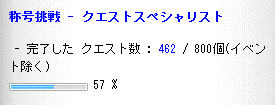 クエスペ進行度