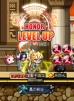 遠征レベルアップ