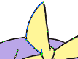 SAIのペン入れレイヤ