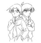 平次＆新一：下絵版