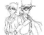 新一＆キッド：下絵版