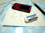 年賀状作成中