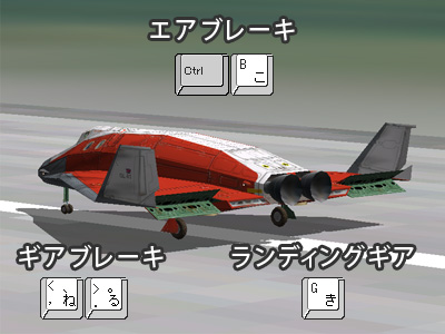 着陸時に使う装置