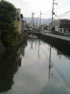 近所の川