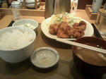 やよい軒からあげ定食.JPG