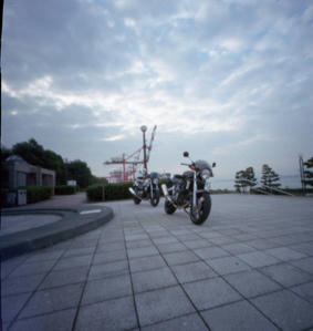 SV400とGSX250FX