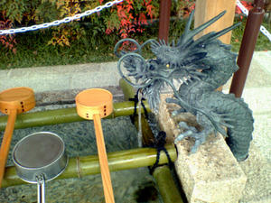 晴明神社　手水舎