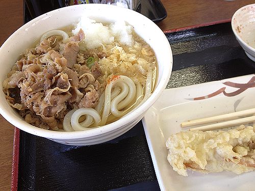 たも屋の肉うどん