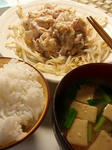 納豆汁とブタシャブ