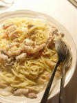 【シーフードホワイトソースパスタ】 