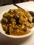 【ナス鶏カレーもやし】