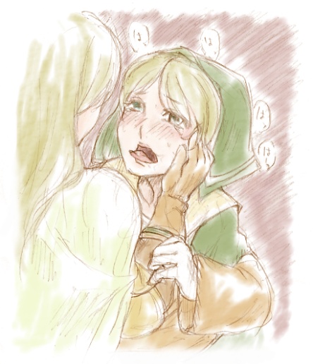 このアングルが色んな絵師に使いまわされる件w