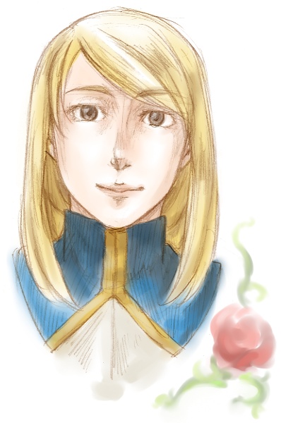 久々にアタリとってから描いた。ちょい面長？