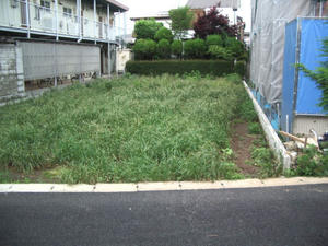 工事前（更地）の状態