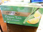 トワイニングのレモン緑茶