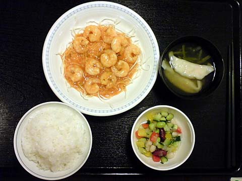 夕食