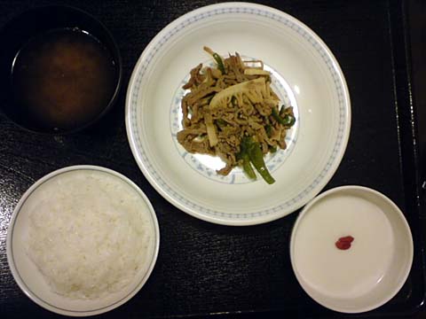 夕食