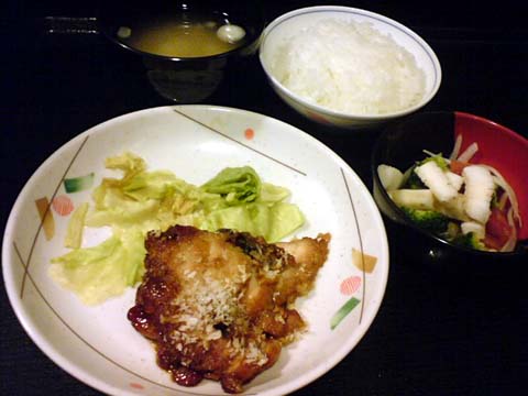 夕食
