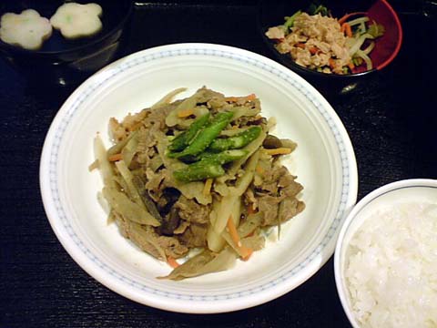 夕食