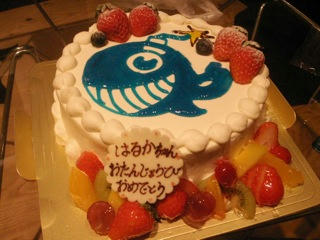 くじらケーキ