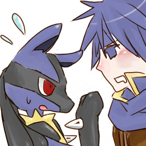 アイクとルカリオ