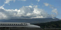 n700と富士山