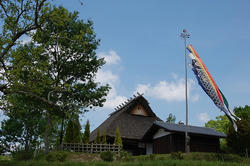 有馬富士公園内の茅葺古民家