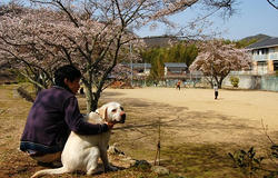 近所の公園にて