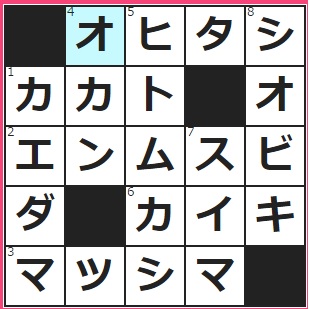 クロスワード答え　土踏まずより後ろ側の部分