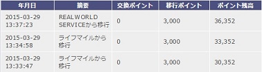 げん玉＆ライフマイルで換金しました。