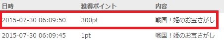 ポイントタウン通帳