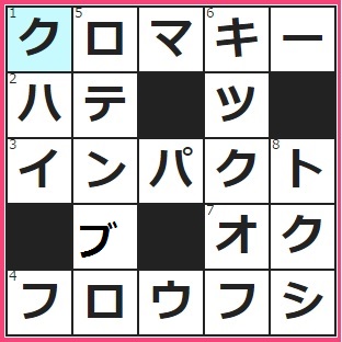 チャンスイット　クロスワードの答え　2016/12/3　はめ込み合成する技法のひとつ。ブルーバックもこれに関係する技法　なめたり喫したりする、つらい経験