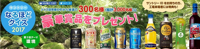 サントリーなるほどクイズ2017年第2回