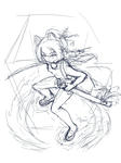 セブンスドラゴン　サムライ♀　エグゾーストモード