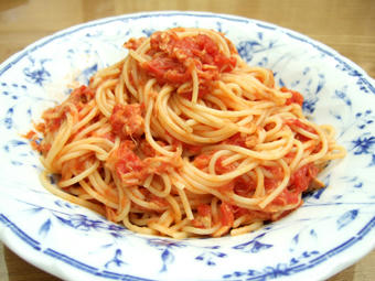 パスタ　トマト　ツナ　レシピ　料理